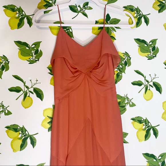 Badgley Mischka Silk Midi Dress - Picture 3 of 9